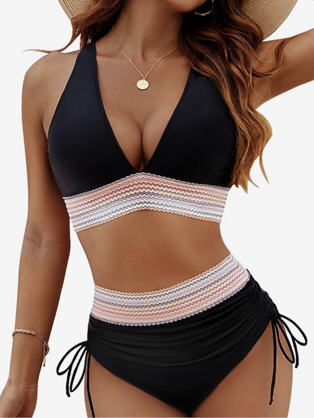 Black High Waisted Bikini